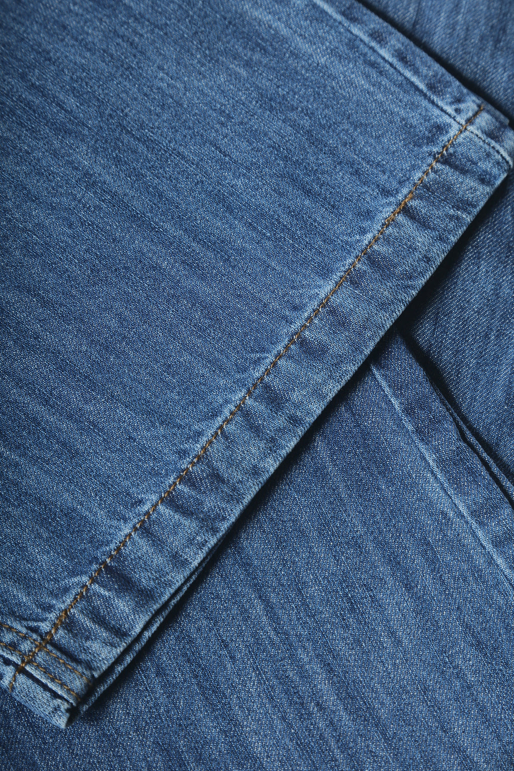 Calça Jeans Plus Size Reta Cintura Alta Azul Médio