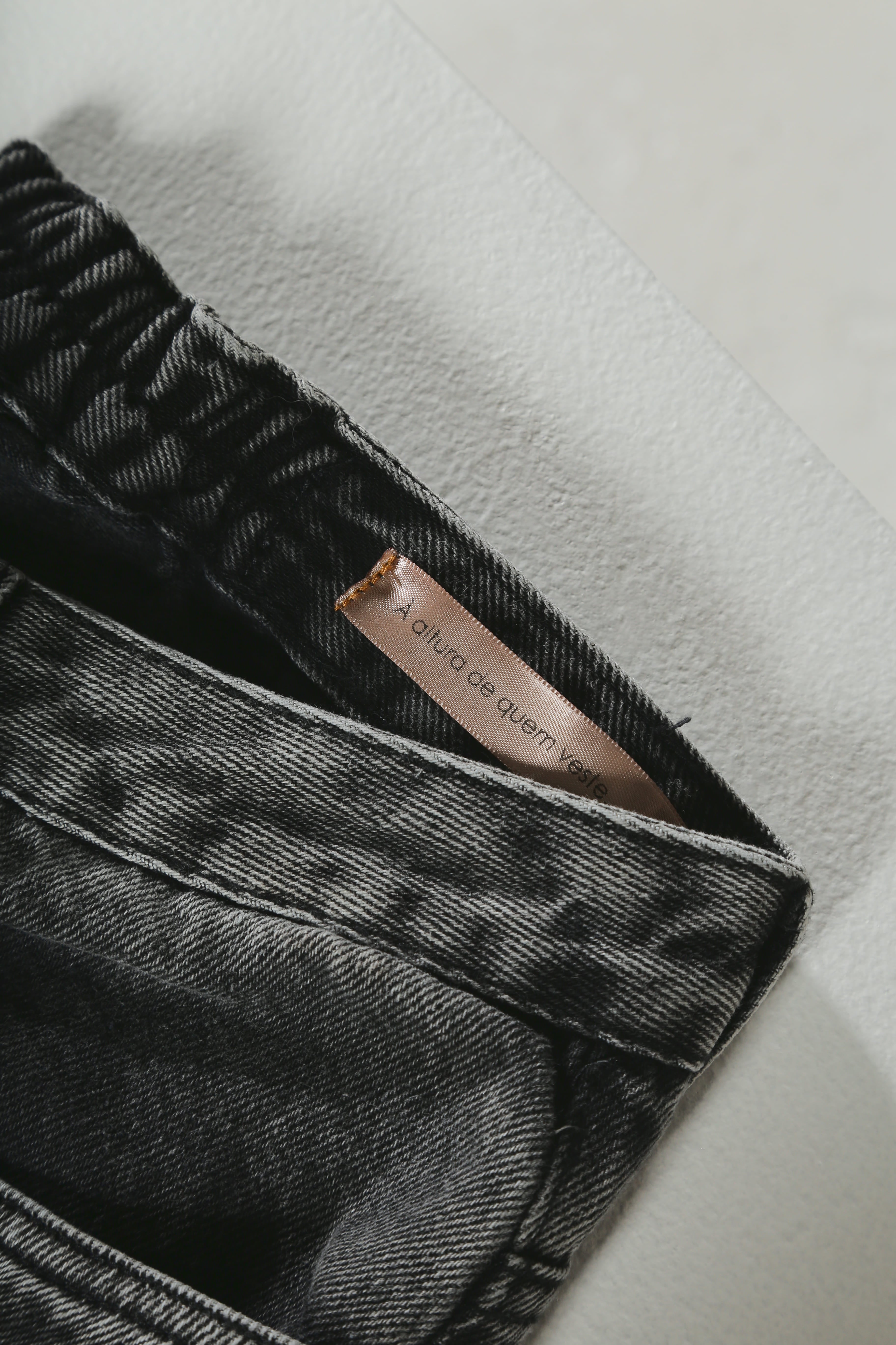 Calça Jeans Plus Size Reta Cintura Alta Preta